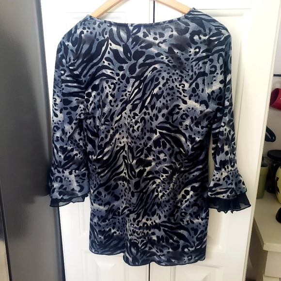 joei & I Animal Print Dressy Top - Picture 4 of 8